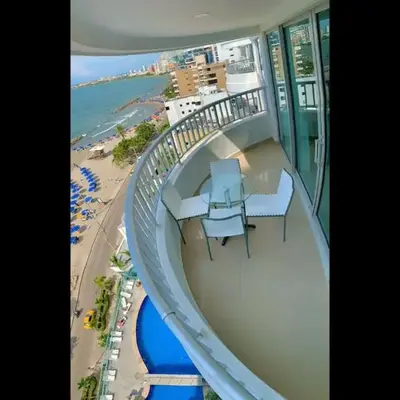 2 Bedroom Beachfront Apartment 2P1-Al2 With Pool And WIFI