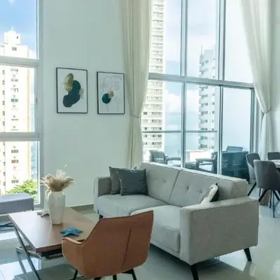 Espectacular Duplex con vista al mar