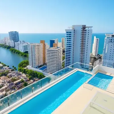 Lindo apto vista al mar