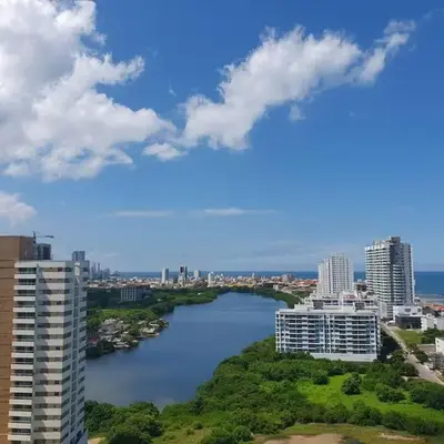 Apartamento con vista al mar y al centro de Cartagena