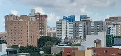 a view of a city with tall buildings at Distrito 90 in Barranquilla