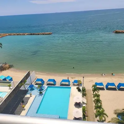 Yellow beach & rest