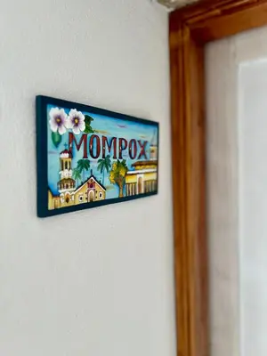 a picture of a morocco sign on a wall at Colonial Beach Airport Hotel in Cartagena de Indias
