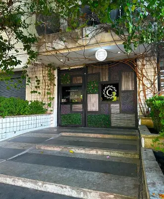 a front entrance to a building with a door at Hotel Cartagena DC in Cartagena de Indias
