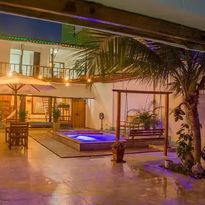 Beach House In La Boquilla Facing the Sea With Air Conditioning and WIFI