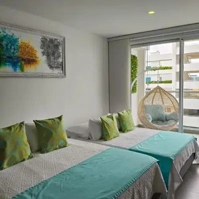 Apartamento con salida privada a la playa en Morros