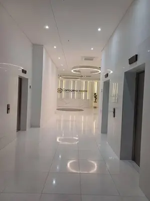 a large white room with a large white floor at New Apartment very close to Airport and beaches in Cartagena de Indias