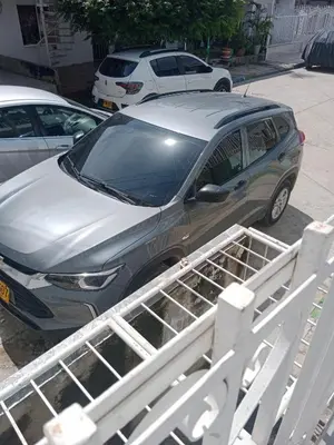 a silver car parked in a parking lot at Casa Topacio in Cartagena de Indias