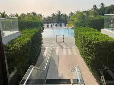 a view of a swimming pool from a building at New Apartment 2BR In Morros ECO in Bolivar