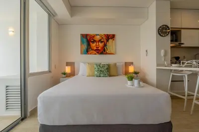 Gallery image of Suite moderna piso 15 amanecer espectacular CB1535 in Cartagena de Indias