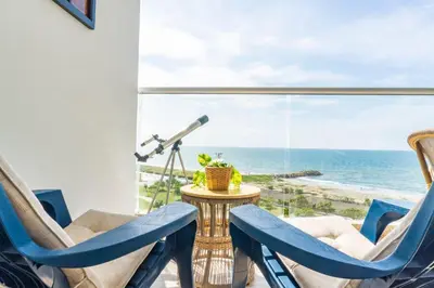Gallery image of Suite VIP Frente al Mar | Piscinas y Puesta Sol CB715 in Cartagena de Indias