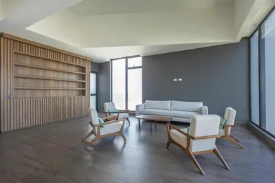 a living room with a couch and chairs at Cabrero Centro Del Mar - Cerca de la Ciudad Amurallada in Cartagena de Indias