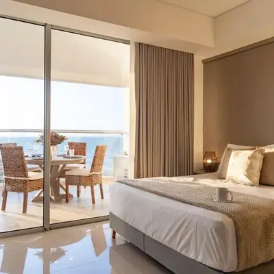 Acogedora Suite Frente al Mar - Aeropuerto CB617