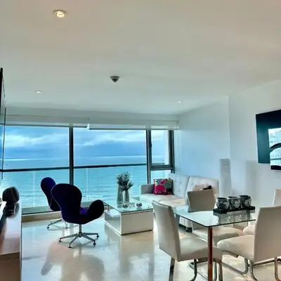 Beautiful 2 BR Ocean View Condo in Cartagena