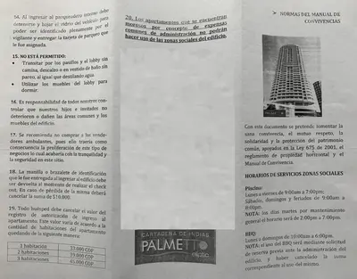 a page of a paper with a picture of a pyramid at Apartamento Palmetto Eliptic ICDI in Cartagena de Indias