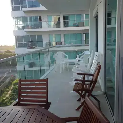 2MV-5G Apartamento de 2 Alc Vista al mar con A A Piscina y Wifi