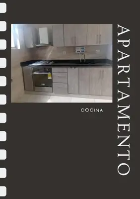 a picture of a kitchen with a counter top at Melihouse in Barranquilla