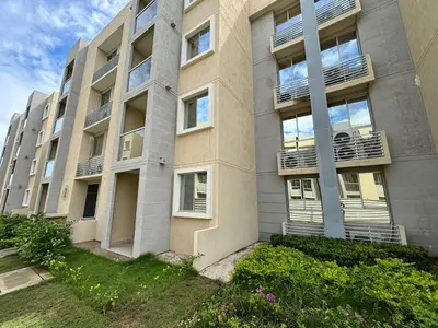 an apartment building with balconies on the side of it at Cartagena, Serena del Mar, Capriella in Manzanillo del Mar