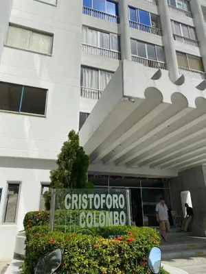 a sign in front of a building at Toscana Suite 3009 in Las Margaritas