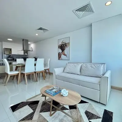 Apartamento entero amoblado con excelente ubicación en Barranquilla