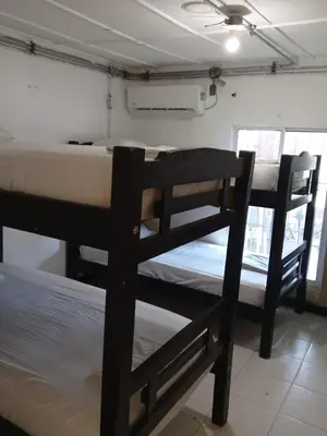 a pair of bunk beds in a room at Shantyhostal in Cartagena de Indias