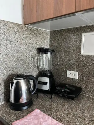 a blender sitting on a counter in a kitchen at Edificio K in Cartagena de Indias
