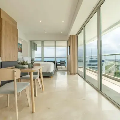 CB1629 | Suite moderna con vista 180 mar ciudad