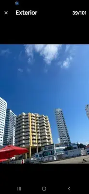 a view of a city with tall buildings at Confortable in Cartagena de Indias