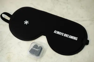 a black remote control with the words always deferredamine on it at Serene Bay by Wynwood House in Cartagena de Indias