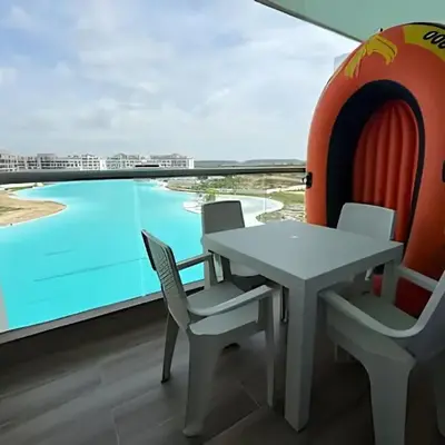 Vista a Laguna de Kristal + Bote inflable