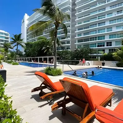 1 Dormitorio y terraza Morros. Vista mar