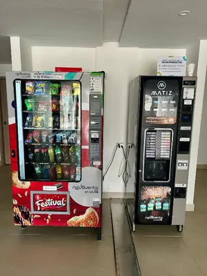 two vending machines are next to each other at Suite Frente al Mar en Cartagena 1410 in Cartagena de Indias