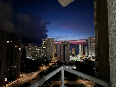 a view of a city skyline at night at Cartagena Mood ON in Cartagena de Indias