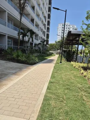 an empty sidewalk in front of a building at Caribbean Retreat Direct Beach Access in Santa Marta