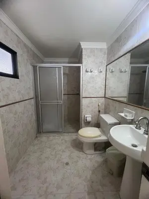 a bathroom with a shower and a toilet and a sink at Casa Crespo Caribe Cartagena in Cartagena de Indias