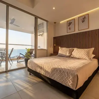 Maravillosa suite frente al mar y atardecer CB911