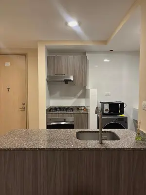 a kitchen with a sink and a counter top at Apartamento en la mejor zona de Barranquilla in Barranquilla
