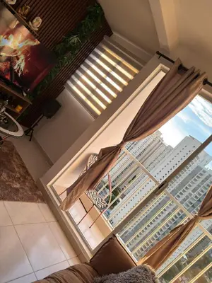 a view of a building through a window at ÁME Living in Cartagena de Indias