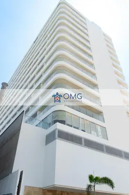 a building with the one singapore logo on it at CB1044 | Moderna-Comoda Suite Vista Increible in Cartagena de Indias