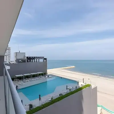 Hermoso Apto Frente al Mar - Morros City 801