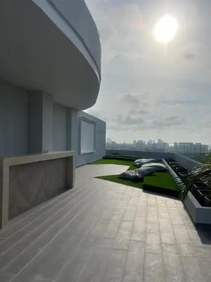 a view from the roof of a building at Oceani Towers 1006 in Cartagena de Indias