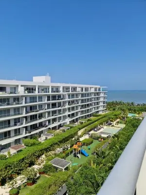 an aerial view of a large apartment building at Morros Eco in Cartagena de Indias
