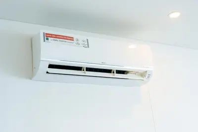 a white microwave oven in a white room at I bedroom infinitum view 32nd floor in Cartagena de Indias