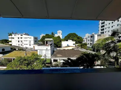 a view from a window of a city with buildings at Beautiful Furnished House in CTG in Cartagena de Indias