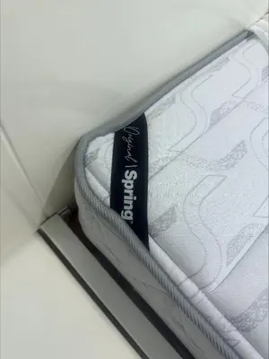 a mattress in a drawer with a tag on it at Piso Don Omar in Cartagena de Indias