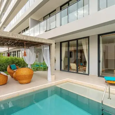 Bohemian 2BR - Morros Kai - Private pool & parking