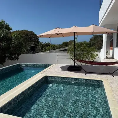 Private pool cabin near the sea Puerto Velero