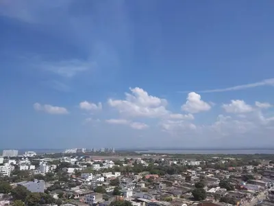 a view of a city with buildings and the ocean at Romero Cartagena in Cartagena de Indias
