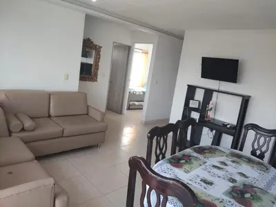 a living room with a couch and a table at Romero Cartagena in Cartagena de Indias