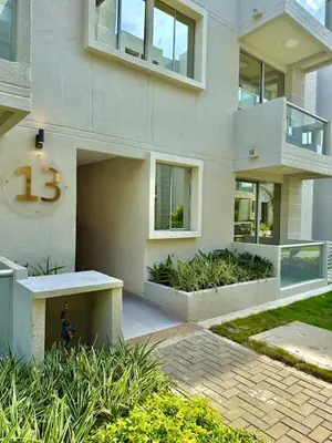 a building with the number on the side of it at A pasos de playa privada Serena del Mar Cartagena in Cartagena de Indias